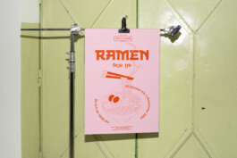 Erscheinungsbild Café – Bar Käpt’n Holger \n in Langnau, inklusive Poster für Pop-Ups \n und andere Events 